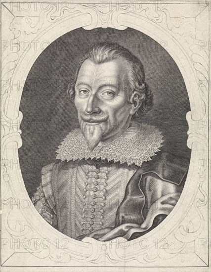 Portrait of Peter Ernst (II), Count of Mansfeld, print maker: Simon van de Passe, Simon van de Passe, 1623