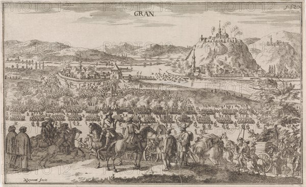 Siege of Esztergom in 1686, Justus van den Nijpoort, 1694