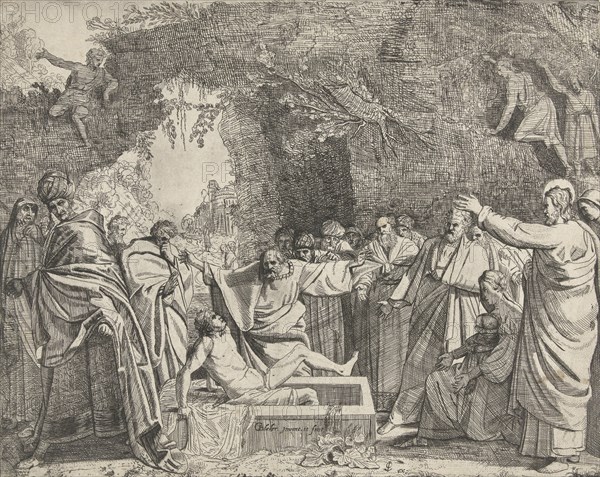 Raising of Lazarus, Gerrit Bleker, Claes Jansz. Visscher (II), 1622 - 1656