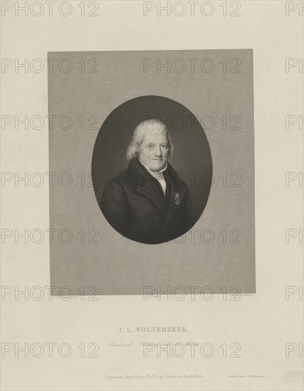 Portrait of John Leonard Wolterbeek, Johannes Philippus Lange, J.F. Brugman, Frans Buffa en Zonen, 1848
