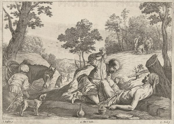 The Good Samaritan, Quirin Boel, 1660