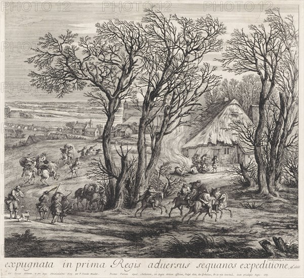 DÃ´le Jura France, City taken by French troops, 1668, Jan van Huchtenburg, Adriaen Frans Boudewyns, Adam Frans van der Meulen, 1685
