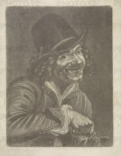 Man counts coins (the Hearing), Jan van der Bruggen, Jan Verkolje (I), Petrus Staverenus, 1659 - 1740