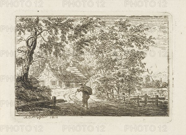 Running man, Andries Cornelis Krijgeer, 1810