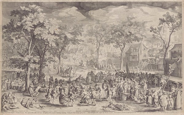 Country Fair, ca. 1610, William Isaacsz. van Swanenburg, Robert de Baudous, Richard Lubbaeus, 1595 - 1612