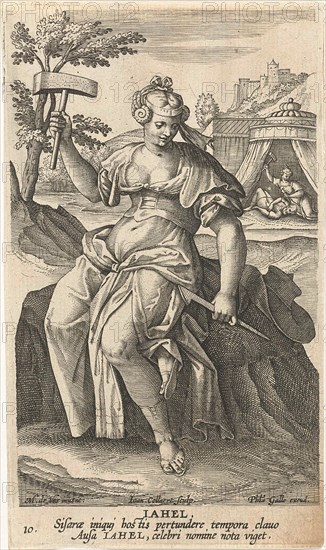 Jael, Jan Collaert (II), Philips Galle, Cornelis Kiliaan, 1588 - 1595