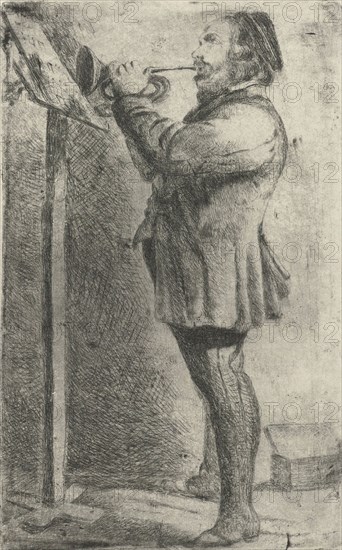 Musician, Eberhard Cornelis Rahms, 1884