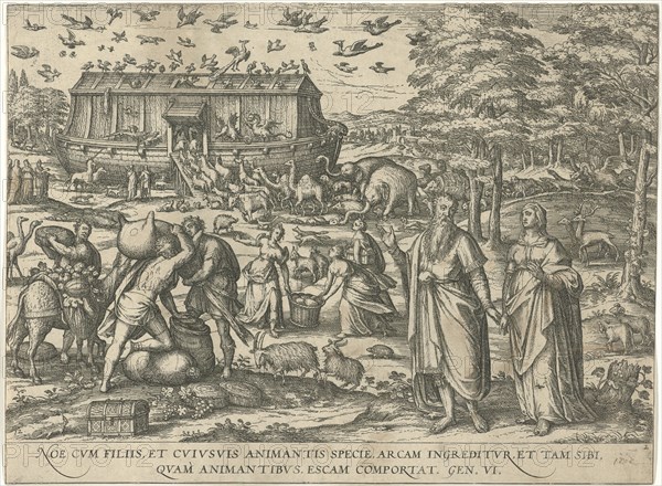 Noah's Ark, attributed to Symon Novelanus, 1577 - 1627