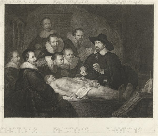 The Anatomy Lesson of Dr Nicolaes Tulp, Johannes Pieter de Frey, Rembrandt Harmensz. van Rijn, 1798