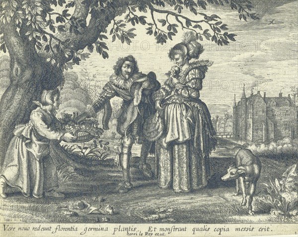 Spring, DaniÃ«l van den Bremden, Adriaen Pietersz. van de Venne, Herri le Roy, 1625 - 1630