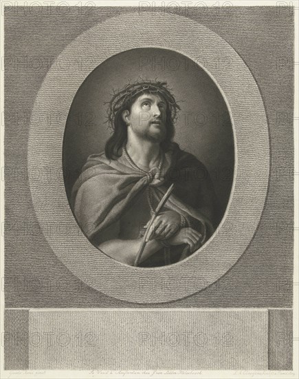 Christ handcuffed and wearing crown of thorns, Lambertus Antonius Claessens, J. van Ledden Hulsebosch, 1809