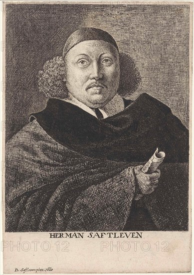 Portrait of Herman Saftleven, Herman Saftleven, 1660