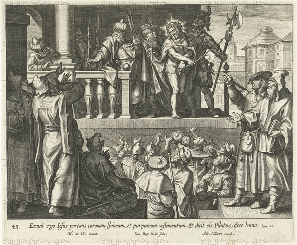 Ecce Homo, Jan-Baptist Barbé, Adriaen Collaert, 1598 - 1618