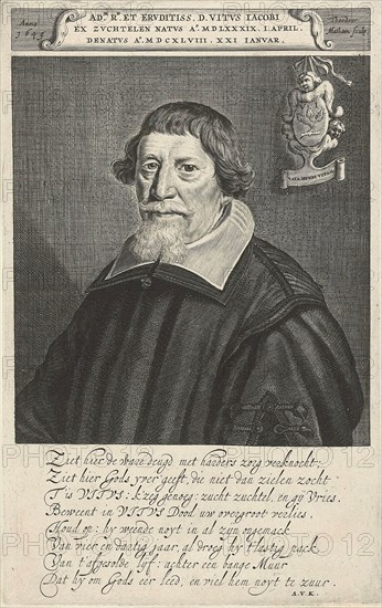 Portrait of Sir John Webster, lord of Cattenbrouck, Zeist The Netherlands, print maker: Theodor Matham (mentioned on object), Dating c. 1660 - 1676