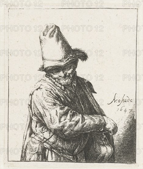 Winch Turner, print maker: Adriaen van Ostade, Adriaen van Ostade, weduwe van Jean Pierre FranÃ§ois Basan, 1647 and or 1797 - 1820