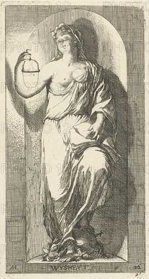 Personification of Wisdom, Arnold Houbraken, 1710 - 1719