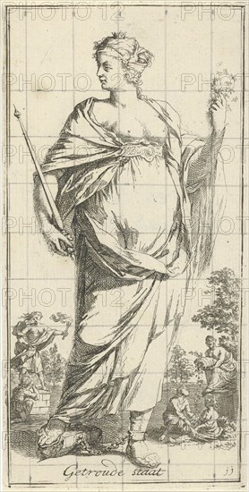 Personification of the married state, Arnold Houbraken, 1710-1719