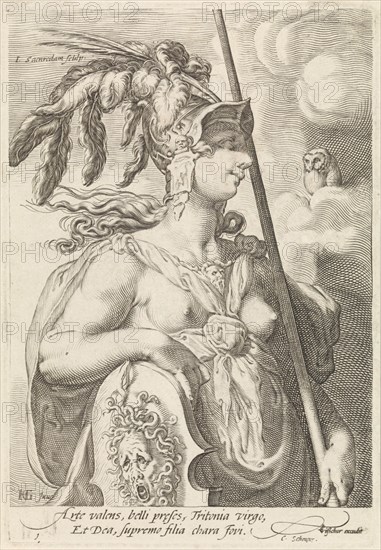 Minerva, Jan Saenredam, Cornelius Schonaeus, Claes Jansz. Visscher (II), 1575 - 1607