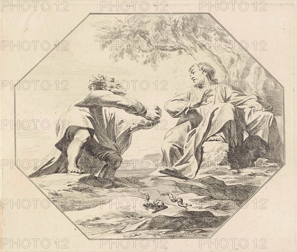 Temptation of Christ, Jacob de Wit, 1705 - 1754
