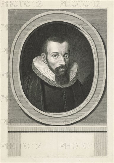 Portrait of BartholomÃ¤us Keckermann, Johannes Willemsz. Munnickhuysen, Michiel Jansz van Mierevelt, 1664 - 1721