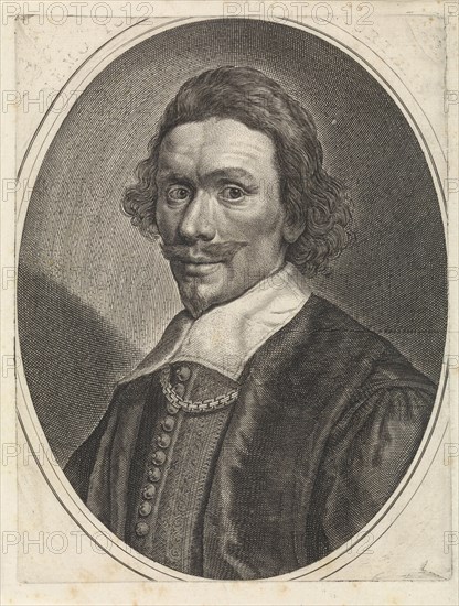 Portrait of Theodore John Dirk Graswinckel, Theodor Matham, Michiel Jansz van Mierevelt, 1636 - 1666