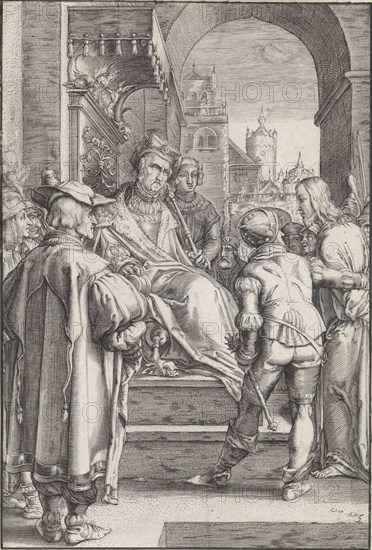 Christ before Pilate, Ludovicus Siceram, Hendrick Goltzius, 1623