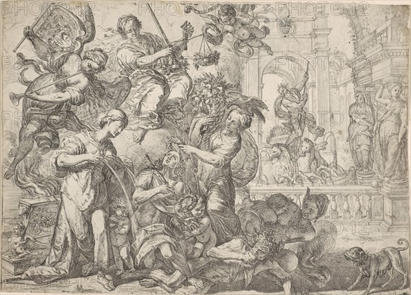 Allegory of Peace, Remoldus Eynhoudts, Peter Paul Rubens, 1623 - 1679