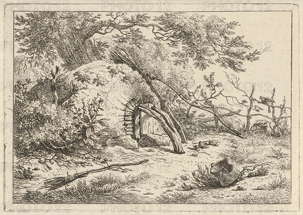 Oven with brooms, Hermanus Fock, 1809