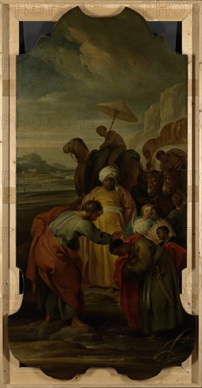 Saint Philip Baptizes the Eunuch, Jacob de Wit, 1748