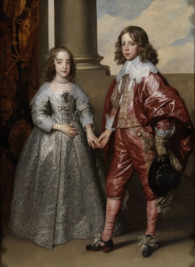 William II, Prince of Orange, and his Bride, Mary Stuart, Anthony van Dyck, 1641