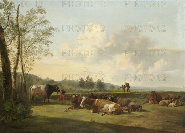 Landscape with Cattle, Pieter Gerardus van Os, 1816