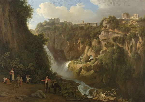 The Waterfall at Tivoli, Abraham Teerlink, 1824