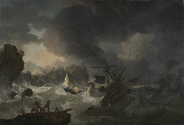 Shipwreck, Hendrik Kobell, 1775