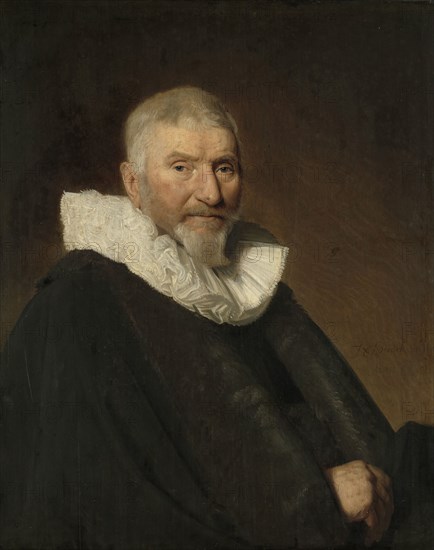 Portrait of Johan van Schoterbosch, Councilor and Alderman of Haarlem, Johannes Cornelisz. Verspronck, 1647