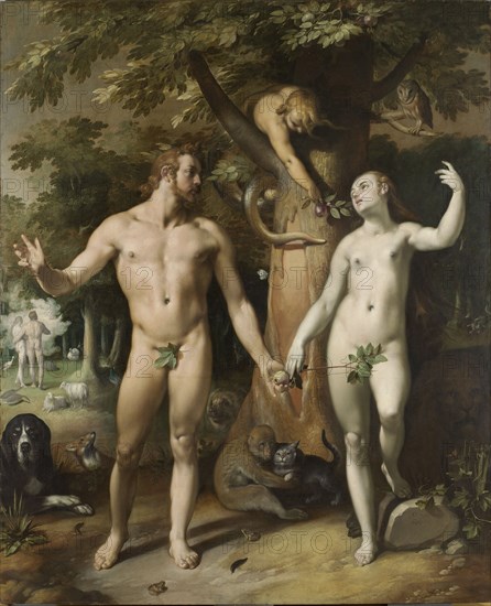 The Fall of Man, Cornelis Cornelisz. van Haarlem, 1592