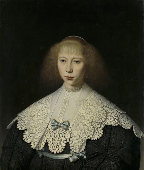 Agatha Geelvinck (1617-38). First wife of Frederik Dircksz Alewijn, Dirck Dircksz. van Santvoort, 1637 - 1640