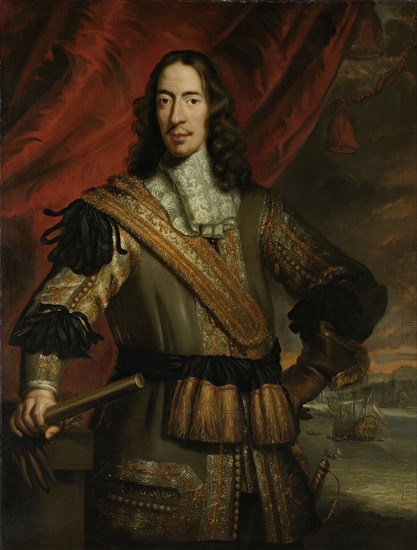 Portrait of Cornelis de Witt, Burgomaster of Dordrecht and Regent of Putten, copy after Jan de Baen, 1667 - 1700