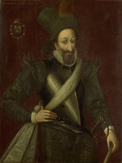 Portrait of King Henry IV of France, manner of Jacob Bunel, 1592