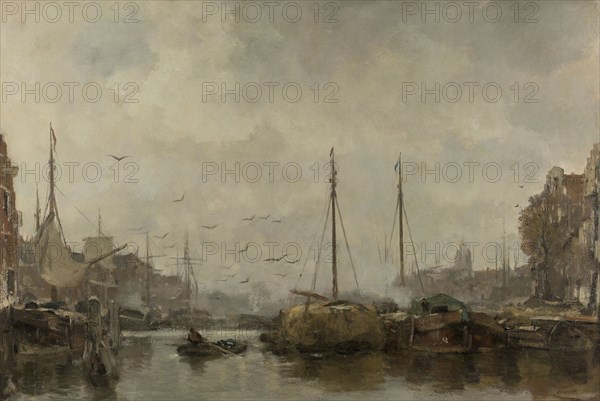 Cityscape, Jacob Maris, c. 1885 - c. 1887