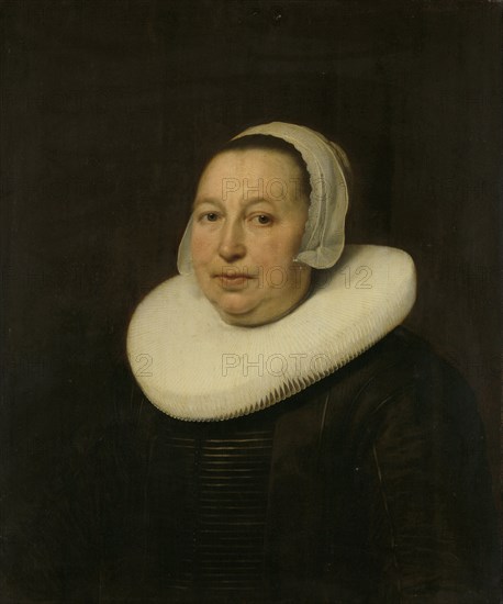 Portrait of Maria Pietersdr de Leest, Wife of Samuel van Lansbergen, Bartholomeus van der Helst, 1646