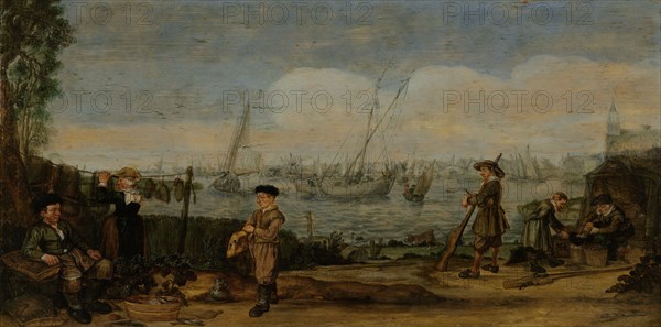 Fishermen and Hunters, Arent Arentsz., 1625 - c. 1631