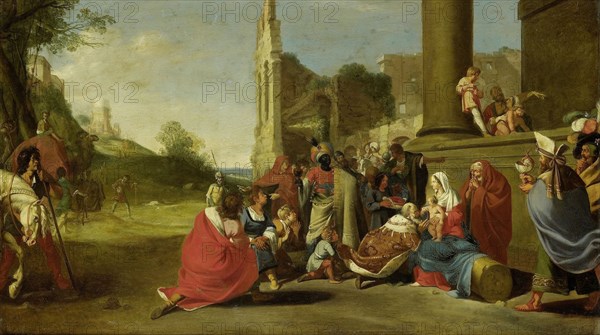 Adoration of the Magi, circle of Bartholomeus Breenbergh, c. 1640 - c. 1650