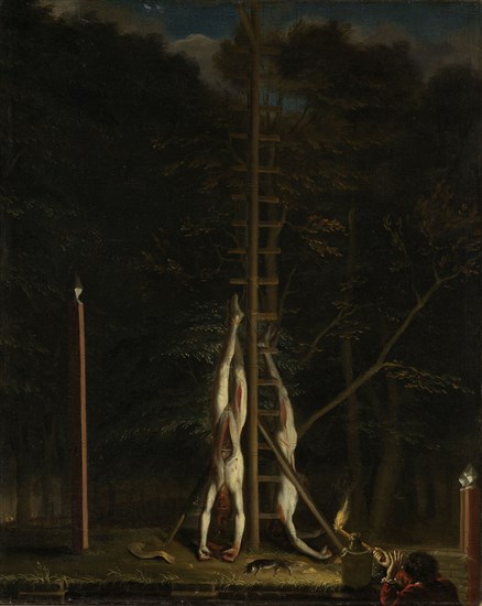 The Corpses of the De Witt Brothers, attributed to Jan de Baen, c. 1672 - c. 1675