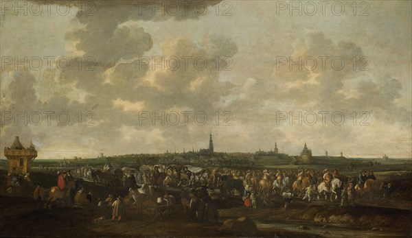 Departure of Spanish Occupation Troops from Breda, October 10, 1637, The Netherlands, Hendrick de Meijer, 1647 - 1683