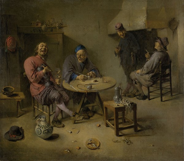 The Public Room at an Inn, Abraham Diepraam, 1665