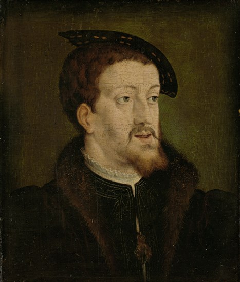 Portrait of Charles V, Holy Roman Emperor, manner of Jan Cornelisz Vermeyen, c. 1530