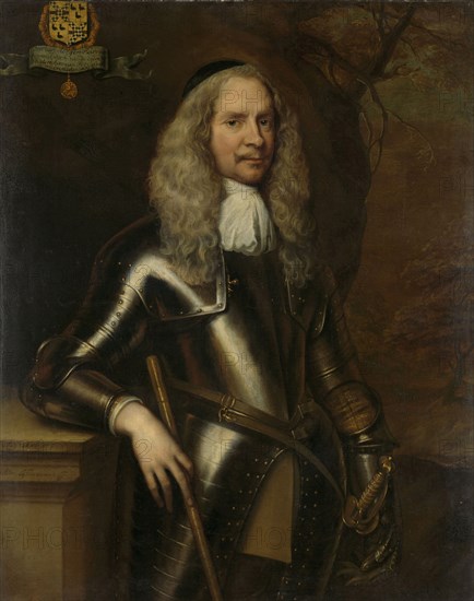 Portrait of Cornelis van Aerssen, Lord of Sommelsdijk, Colonel in the Cavalry, Adriaen Hanneman, 1658