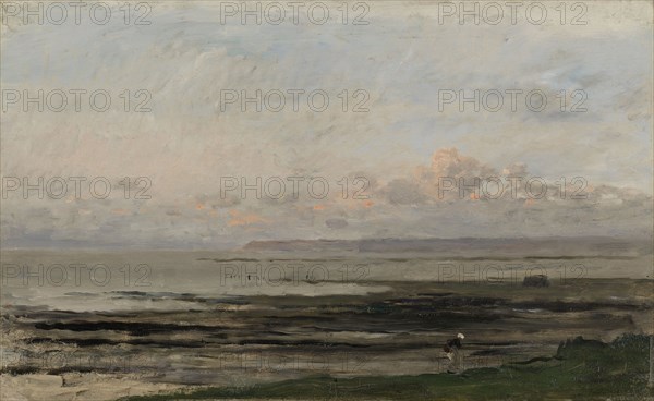 Beach at Ebb Tide, Charles FranÃ§ois Daubigny, c. 1850 - c. 1878