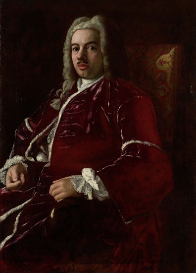Portrait of Cornelis Calkoen, Ambassador to the Ottoman Empire in Constantinople (Istanbul), Anonymous, 1725 - 1737