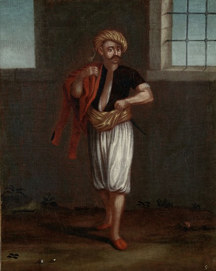 An Albanian Sailor, workshop of Jean Baptiste Vanmour, 1700 - 1737